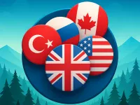 Flag Merging Puzzle Game image