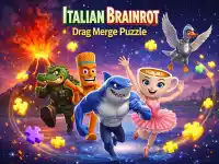 Italian Brainrot Drag Merge Puzzle image