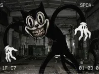 Cartoon Cat Scary image